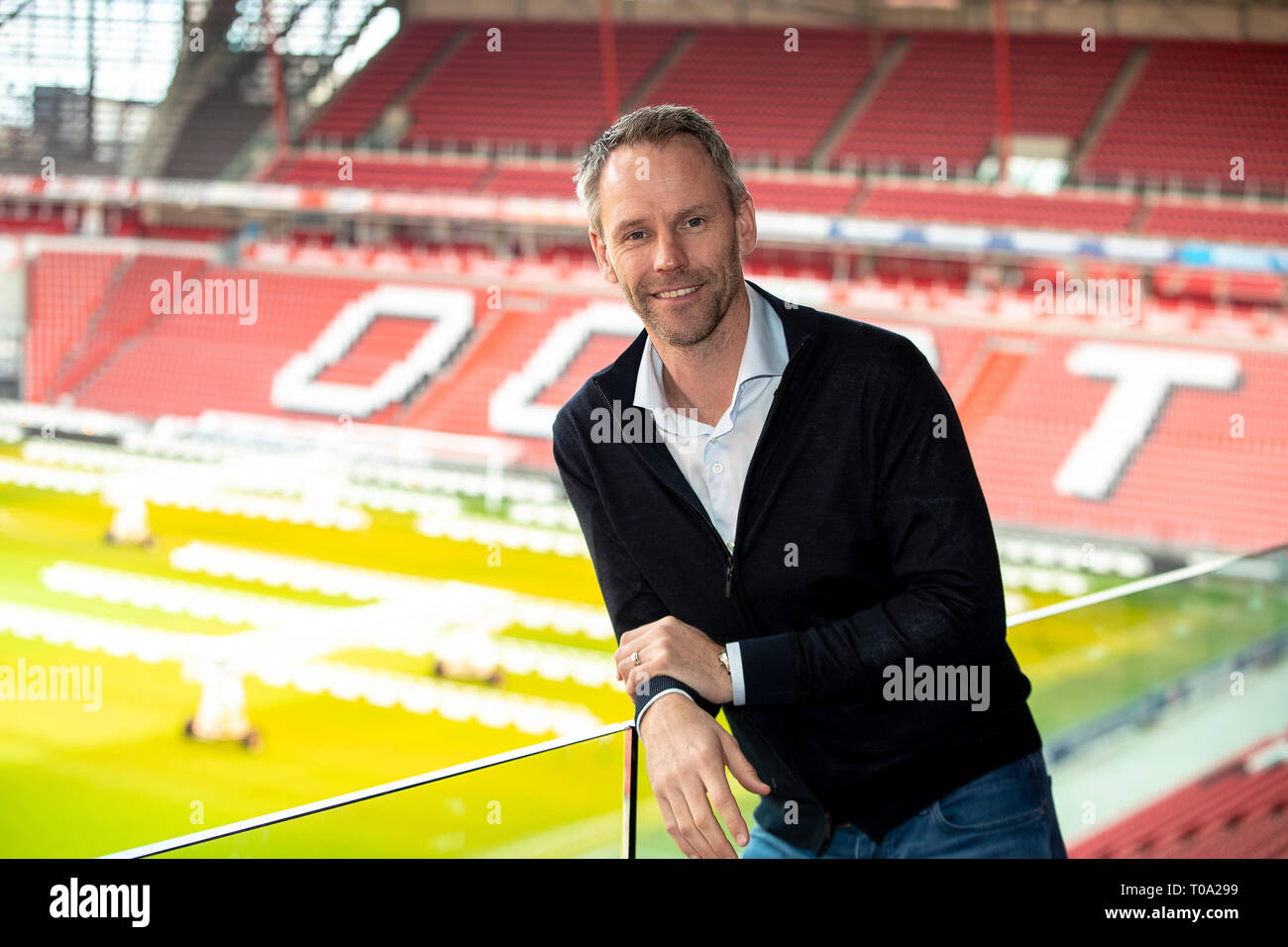 EINDHOVEN, Fotosessie Andre Ooijer, 18-03-2019 Fußball, Philips Stadion Stadion. Andre Ooijer beim Fotoshooting. Stockfoto