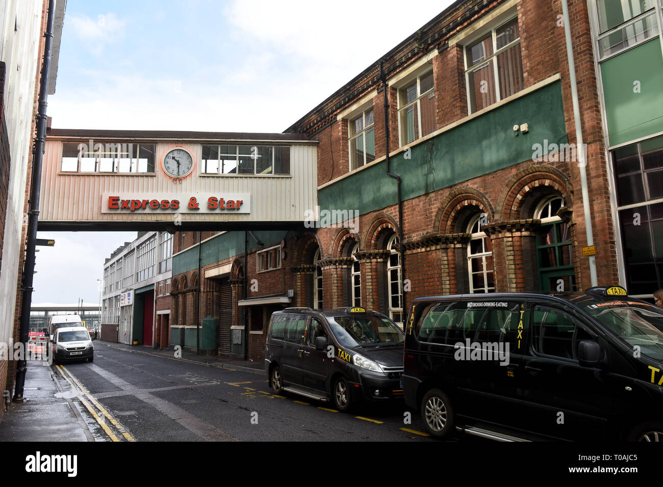 Der Express & Stern Zeitung Büros in Wolverhampton England Großbritannien Stockfoto