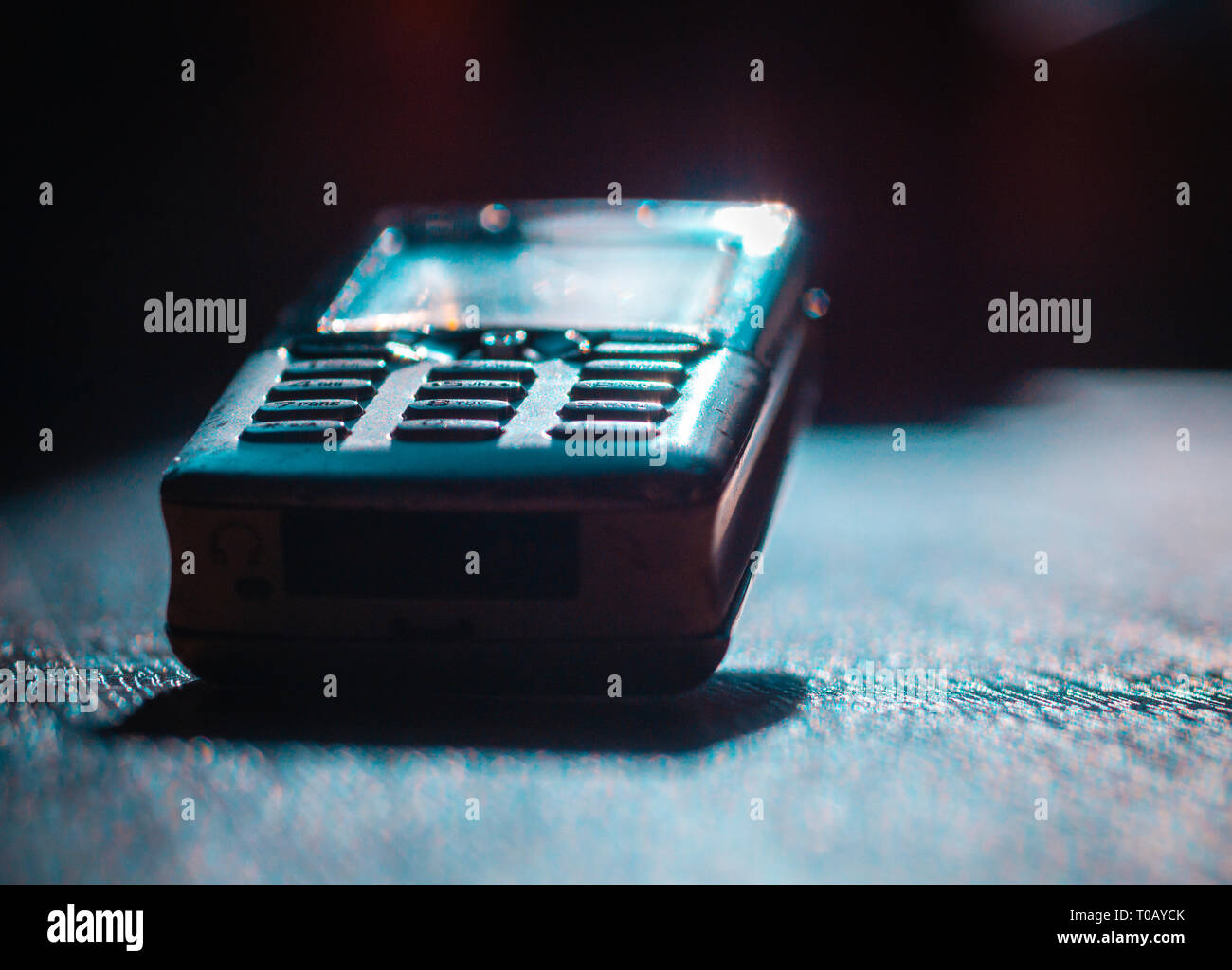 Alte analoge Mobile Handy Stockfoto