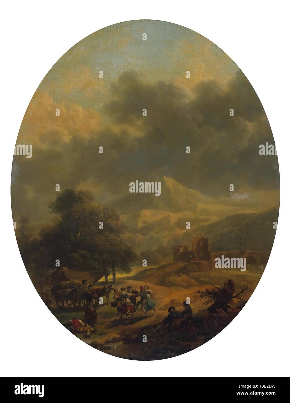 'Querformat'. Frankreich, 1776. Abmessungen: 56,5 x 44,5 cm. Museum: Staatliche Eremitage, St. Petersburg. Autor: NICOLAS-ANTOINE TAUNAY. Stockfoto