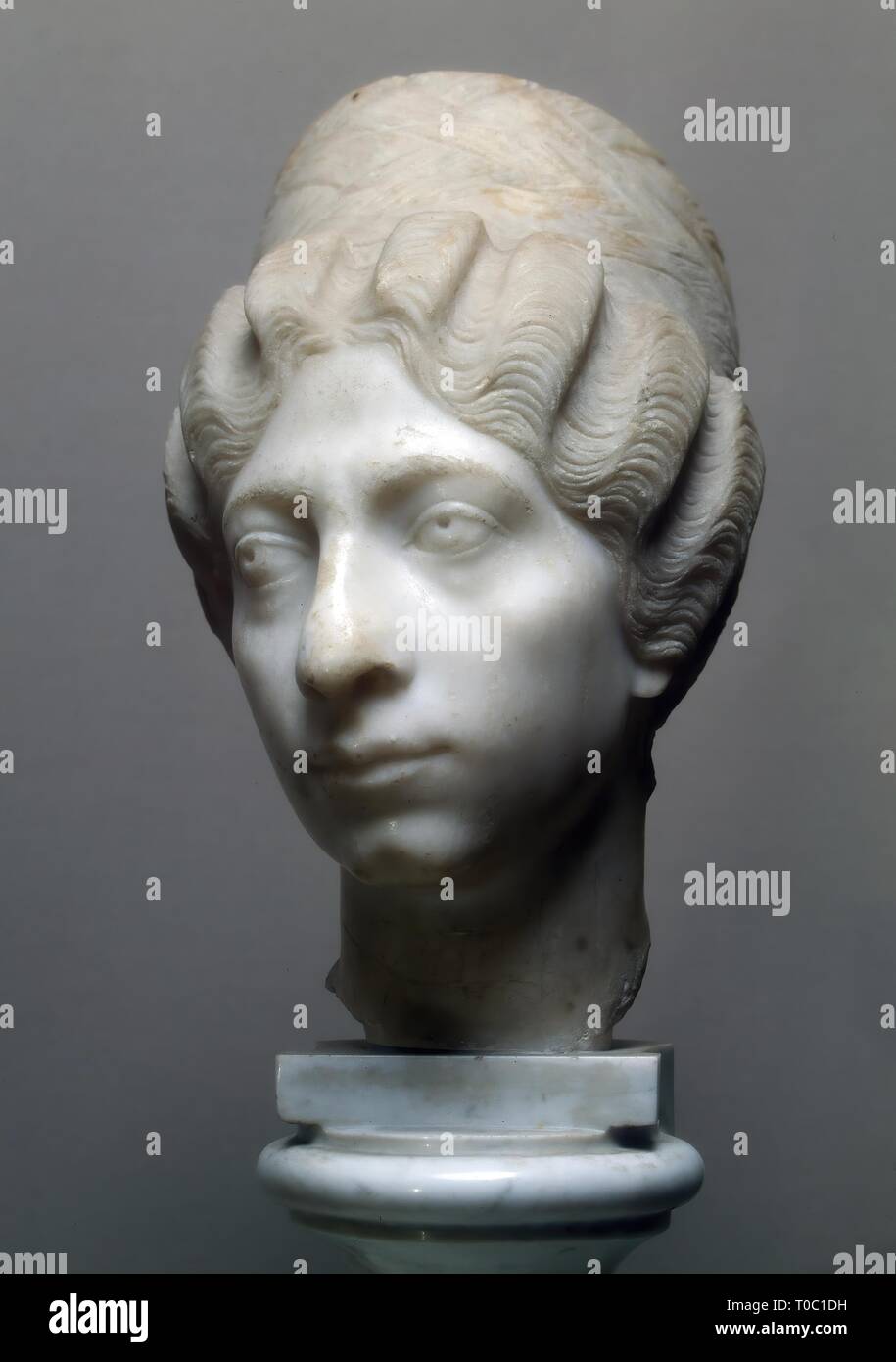 "Porträt einer Römischen Frau'. Das antike Rom, 160/170. Abmessungen: 30 cm. Museum: Staatliche Eremitage, St. Petersburg. Stockfoto