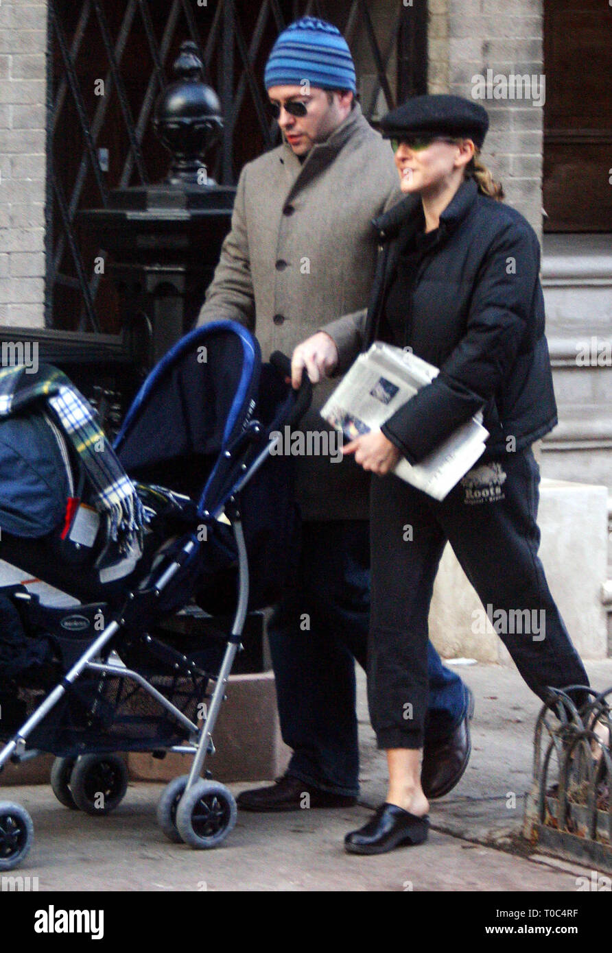 SARAH JESSICA PARKER und Matthew Broderick MIT IHREM SOHN JAMES WILKE