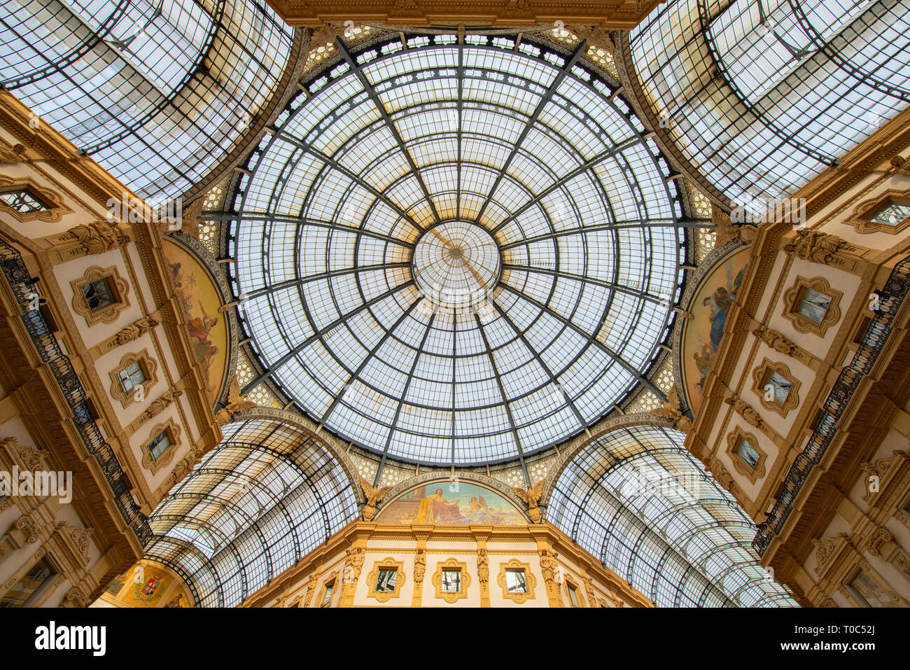 Galleria Vittorio Emanuele II in Mailand, Italien Stockfoto