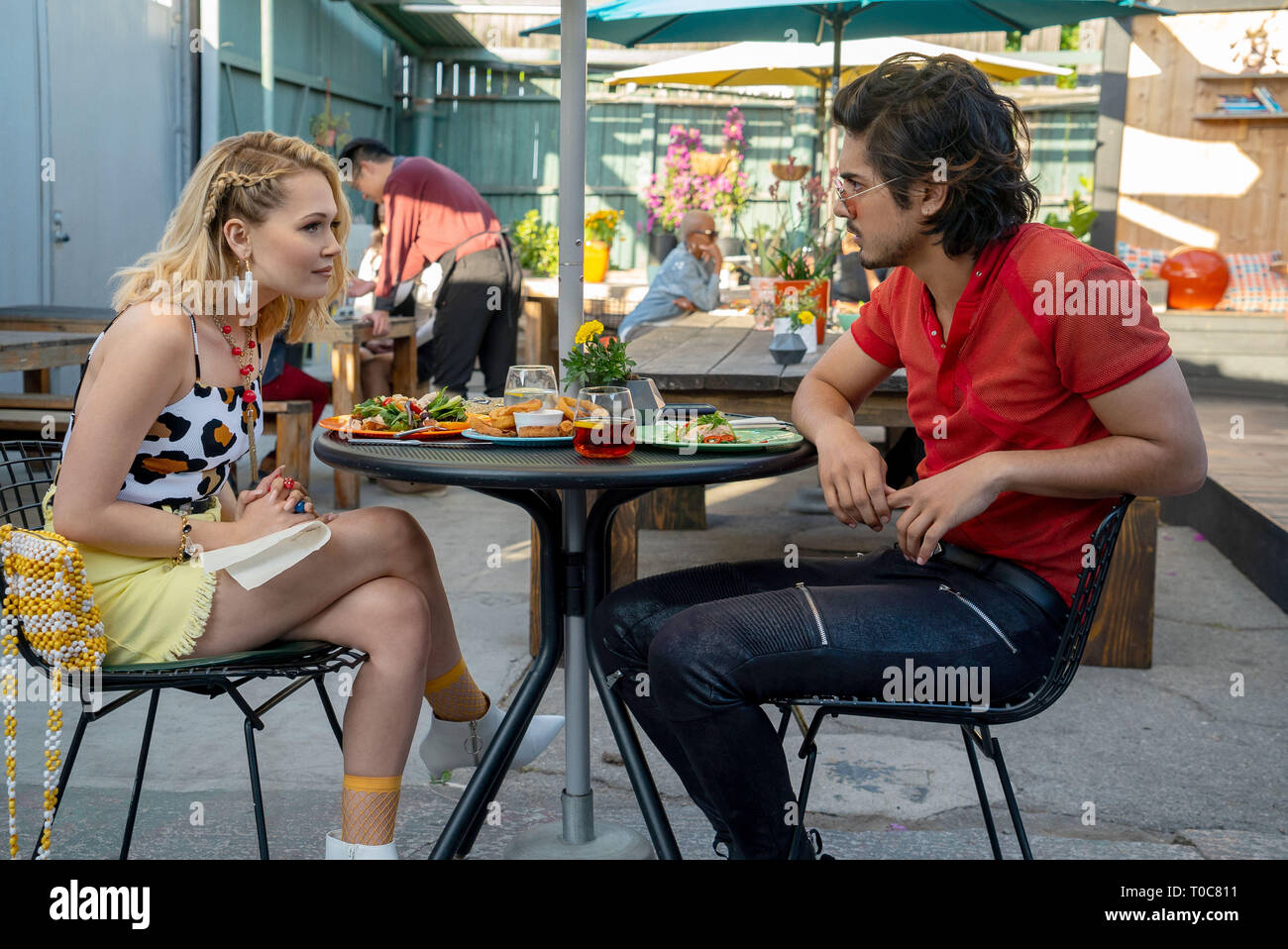 Jetzt Apokalypse, von links: Tyler Posey, Avan Jogia, "Wo ist mein Verstand" (Staffel 1, Episode 102, ausgestrahlt am 17. März 2019). Foto: Katrina Marinowski / © Starz/courtesy Everett Collection Stockfoto
