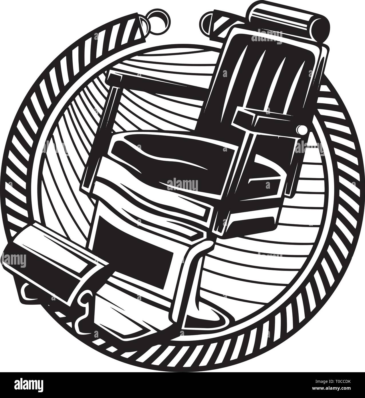 Bart Friseur Mode Modell Friseur Haare schneiden Friseur Hipster Person Stock Vektor