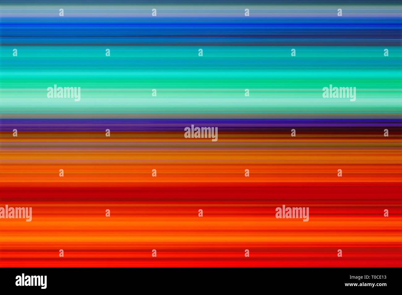 Abstrakte horizontale Bewegung Linien farbig Stockfoto