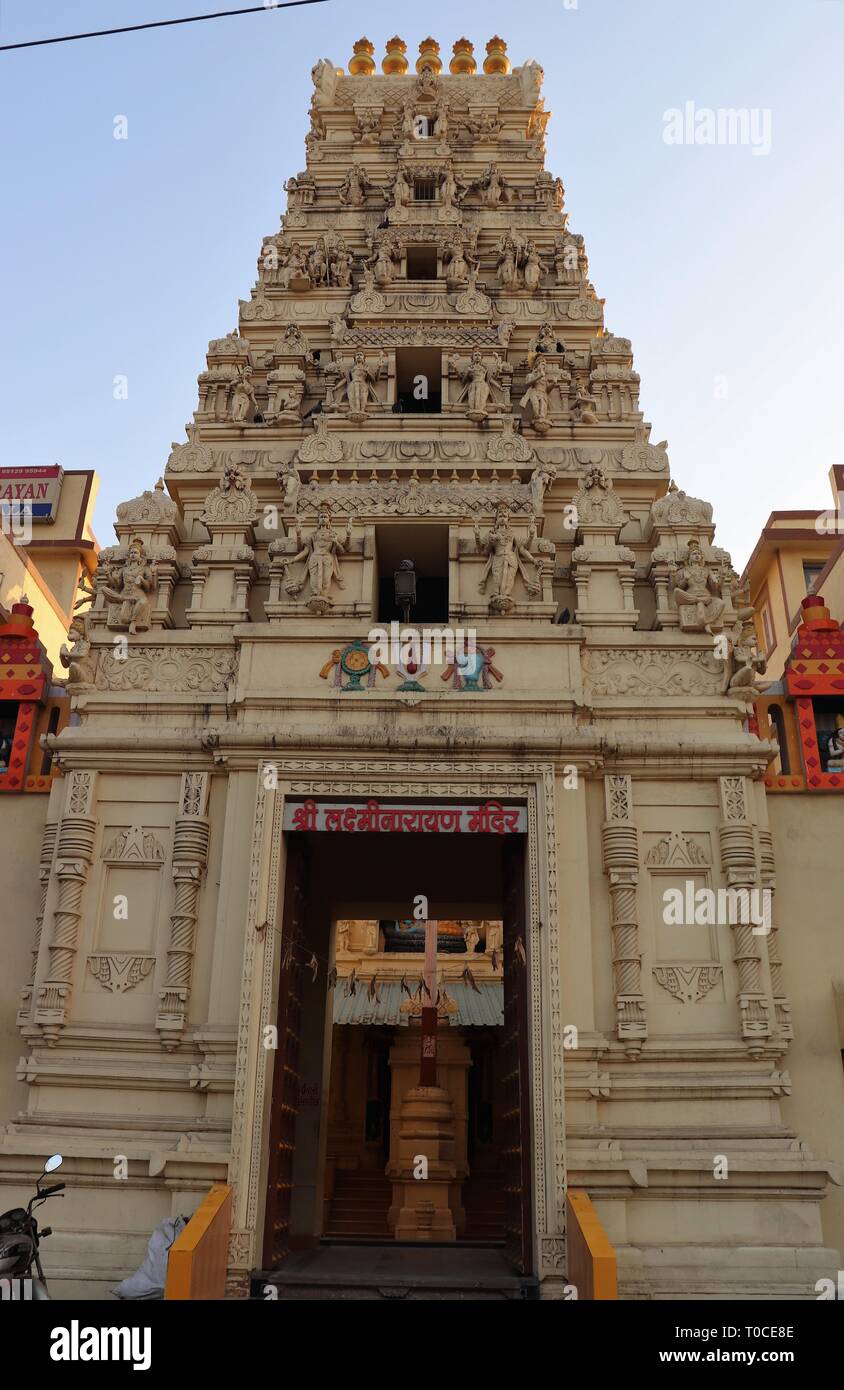 Sri Lakshmi Narayan Tempel - Somnath/Gujarat-India Stockfoto