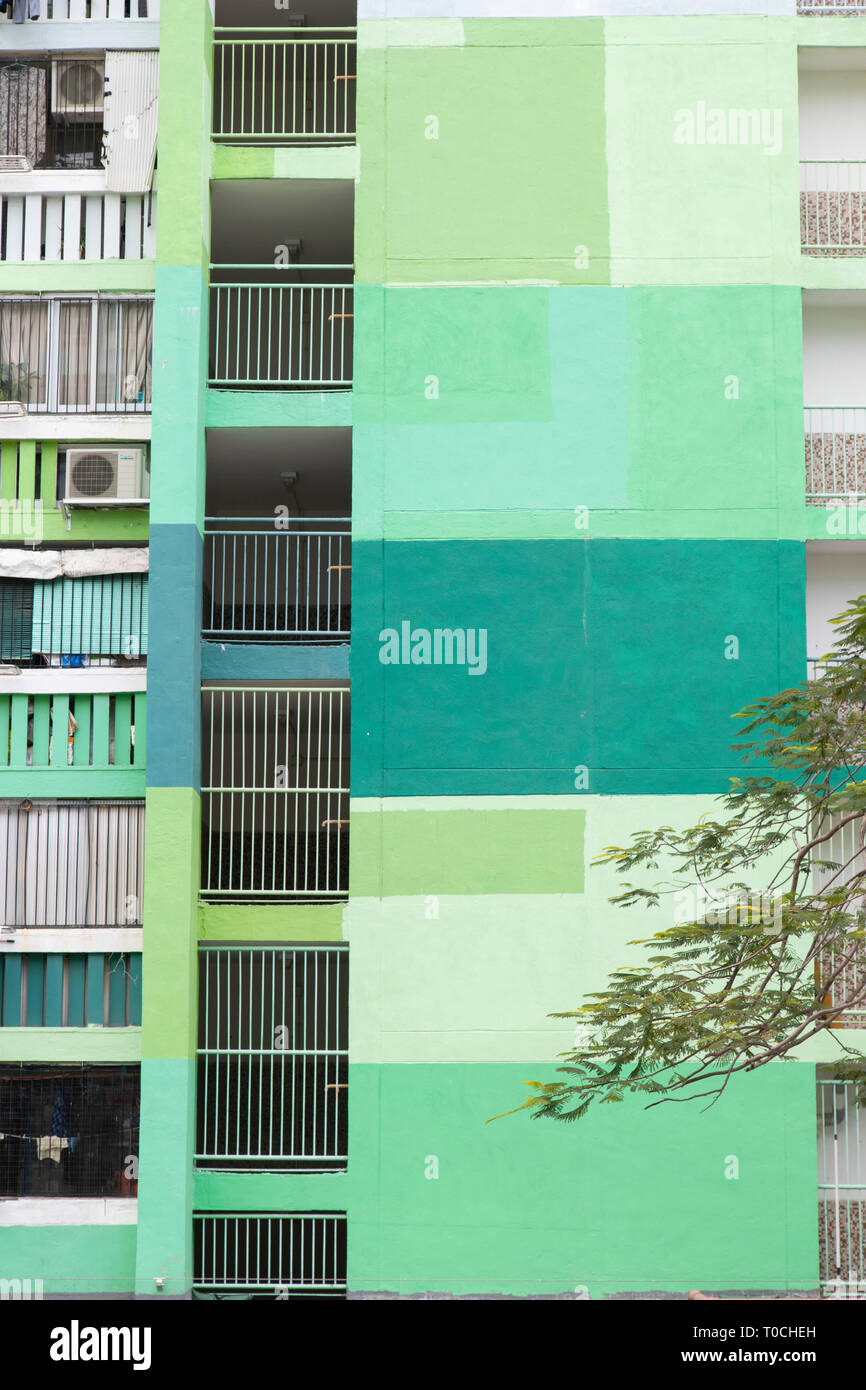Apartments in Nam Sham Immobilien, Shek Kip Mei, Kowloon, Hong Kong Stockfoto