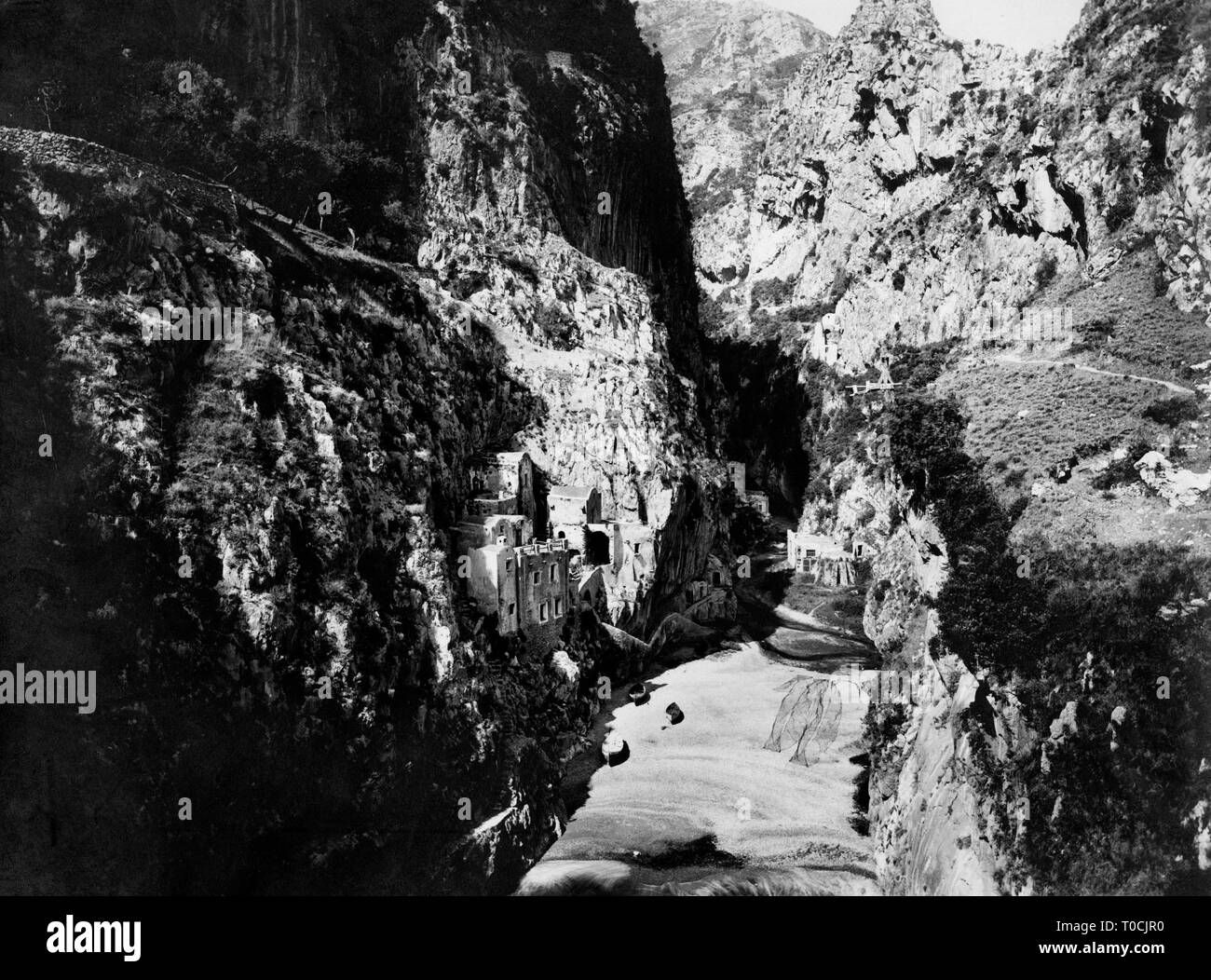 Italien, Kampanien, Marina del Furore, Salerno Provinz, 1900-1910 Stockfoto