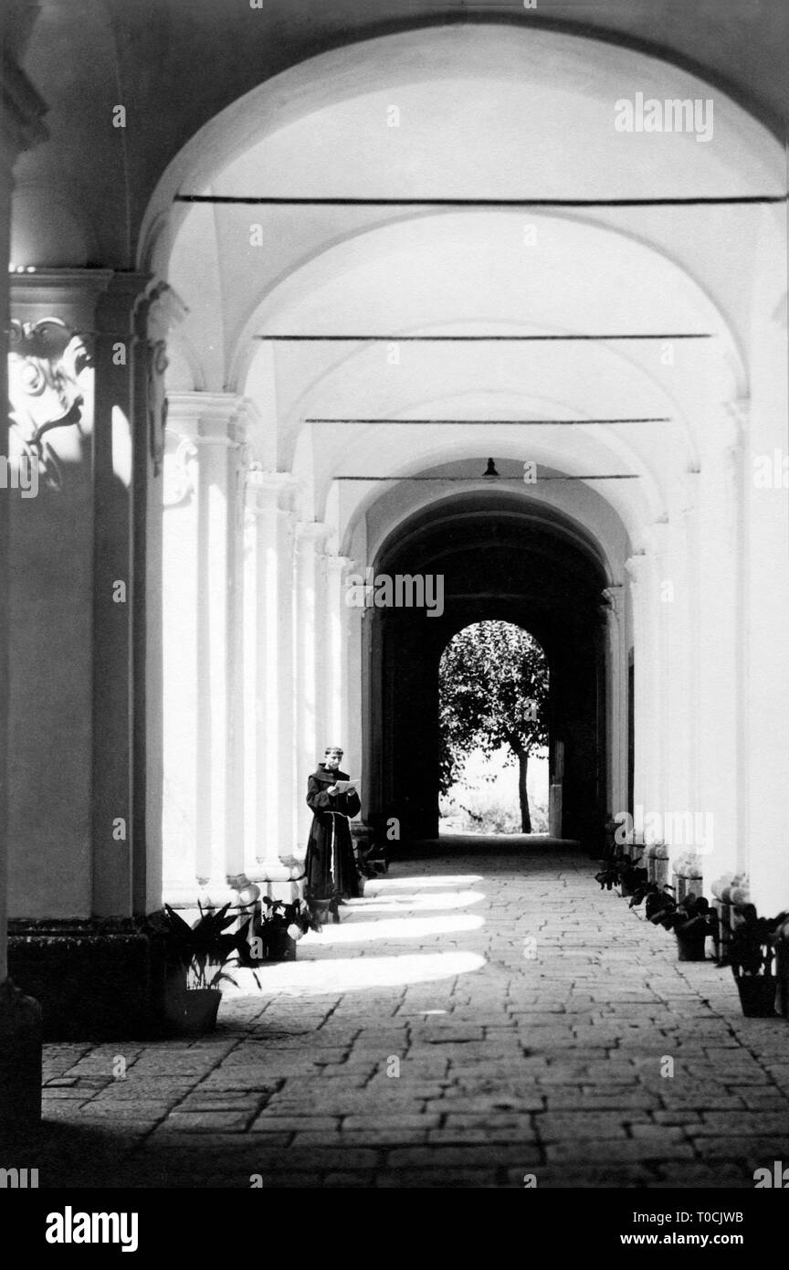 Franziskanerkloster, paduli, Kampanien, Italien 1920 1930 Stockfoto