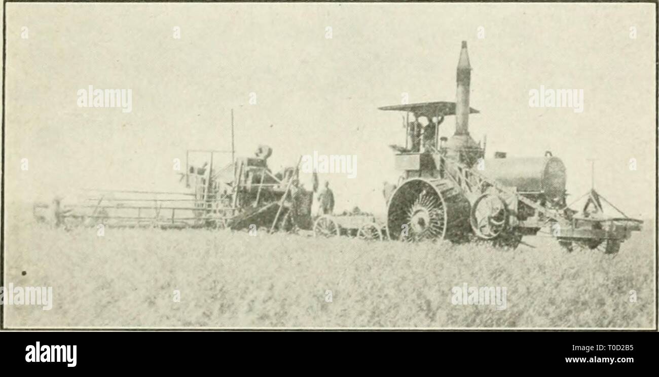 Trockene Landwirtschaft in Western Canada Dry farming in West Kanada dryfarminginwes 00 brac Jahr: 1921 LEHREN AUS DER ERFAHRUNG 353 Wenn die Hackensähmaschine hat auf dem Land wahrscheinlich nicht zu driften verwendet worden, Eggen empfiehlt sich, nach der Aussaat, aber wenn Drift-ing wird befürchtet die Egge mit am besten verzichtet werden. 309. Zwei wichtige Punkte über die Brachenbeihilfen gezahlt. - In allen die Arbeit am summerfallow ist es besonders wichtig, dass zwei Punkte beachtet werden, - die Tötung von Unkraut wenn sie noch klein sind und die Verwendung von Geräten, die die Oberfläche nicht pulverisieren. Die einzige sichere Zeit ist, bevor das Land die Scheibenegge zu verwenden ist Stockfoto