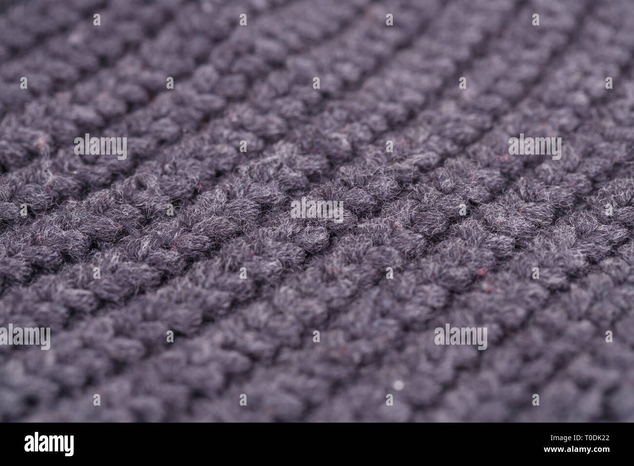 Gestrickte Tuch Closeup Hintergrundbild. Stockfoto