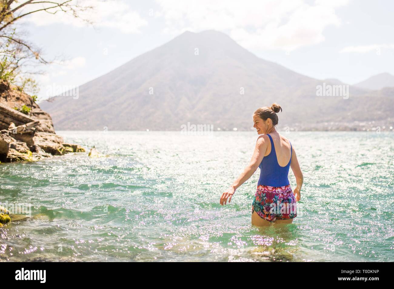 Lake Atitlan, Guatemala Stockfoto