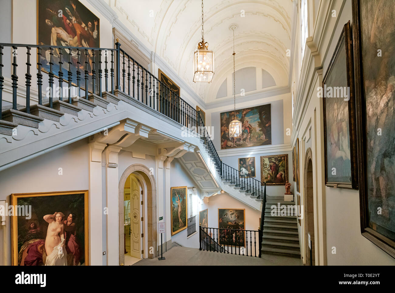 Museo Real Academia de Bellas Artes de San Fernando, Madrid, Museum der Königlichen Akademie der Schönen Künste von San Fernando. Stockfoto