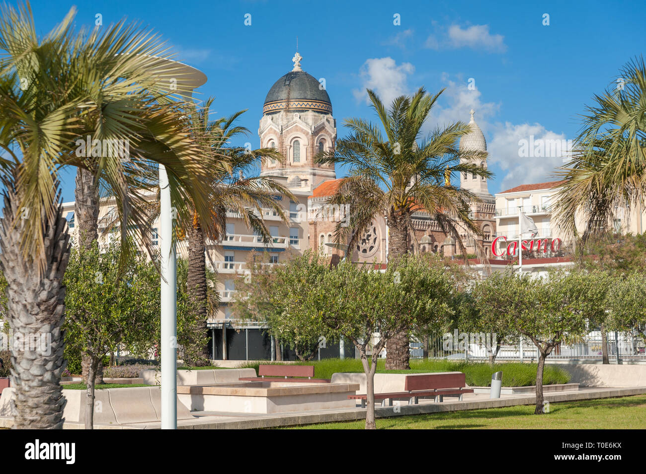 Basilika Notre Dame von Victoire, Saint-Raphael, Var, Provence-Alpes-Cote d'Azur, Frankreich, Europa Stockfoto