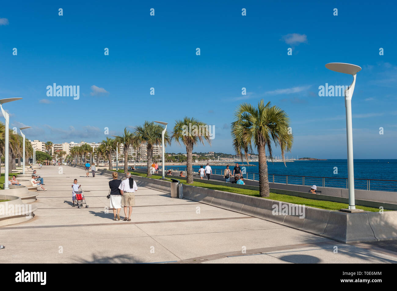 Park Jardin Bonaparte, Saint-Raphael, Var, Provence-Alpes-Cote d'Azur, Frankreich, Europa Stockfoto