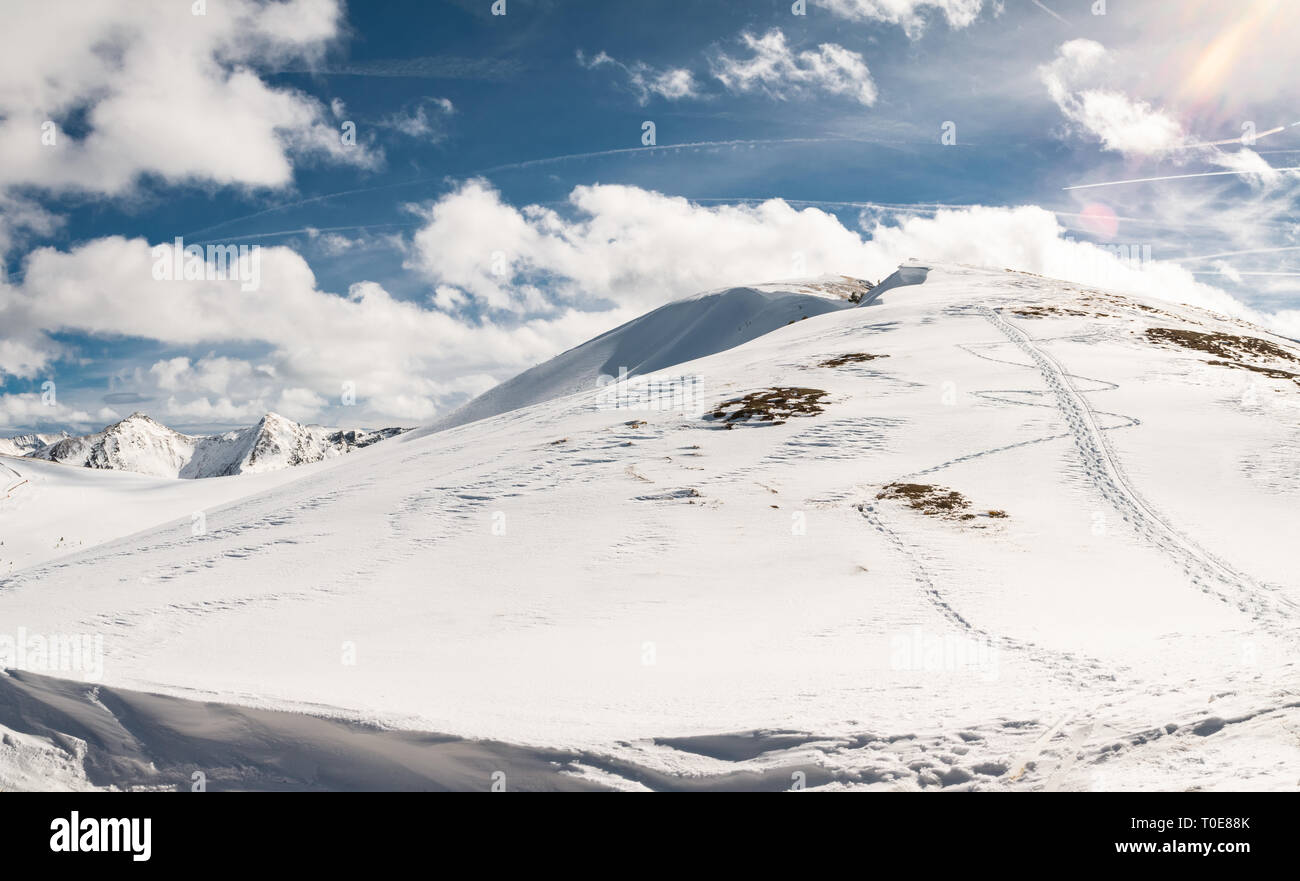Blick auf die Berge in Österreich Alpen - Pleschnitz Stockfoto