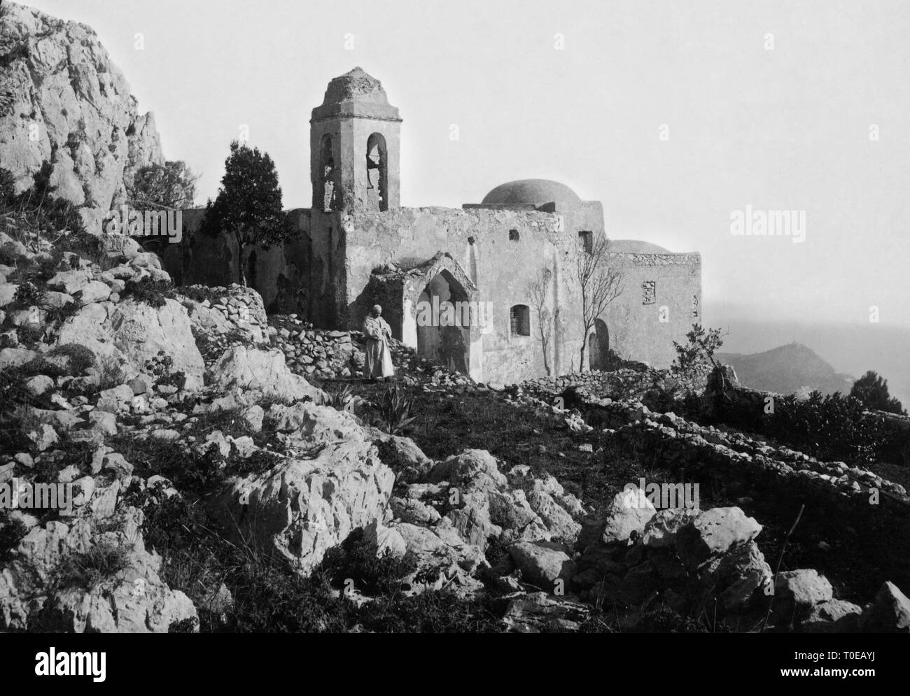 Einsiedelei des heiligen Mutter von Cetrella, Anacapri, Capri, Kampanien, Italien 1930-40 Stockfoto