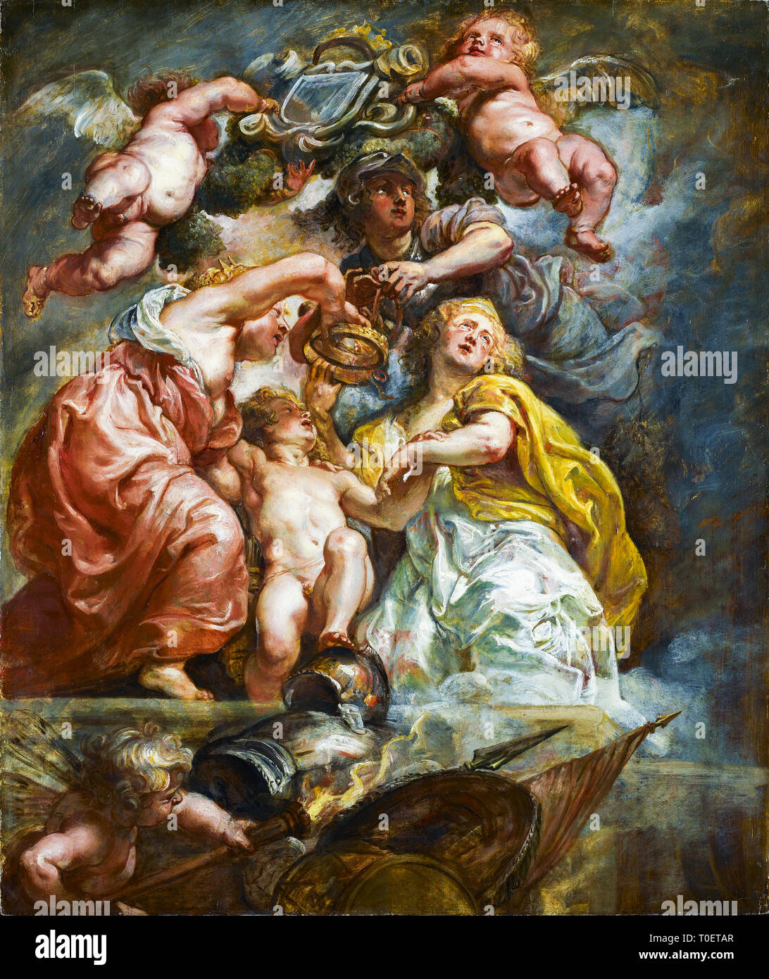 Peter Paul Rubens Der Union Von England Und Schottland Charles Ich Als Prinz Von Wales Malerei C 1633 Stockfotografie Alamy
