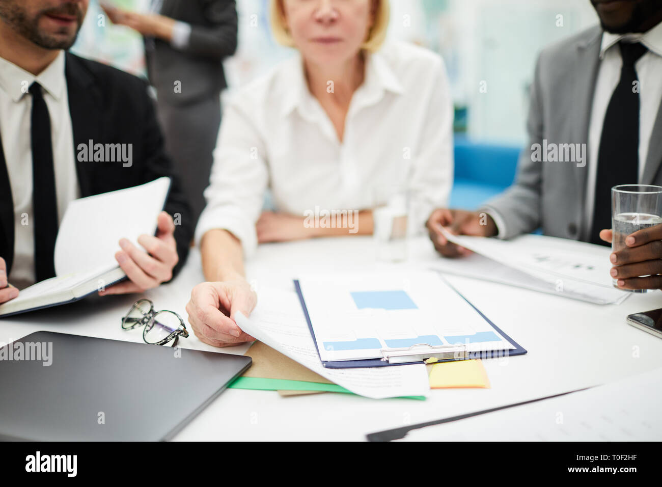 Business Meeting Hintergrund Stockfoto