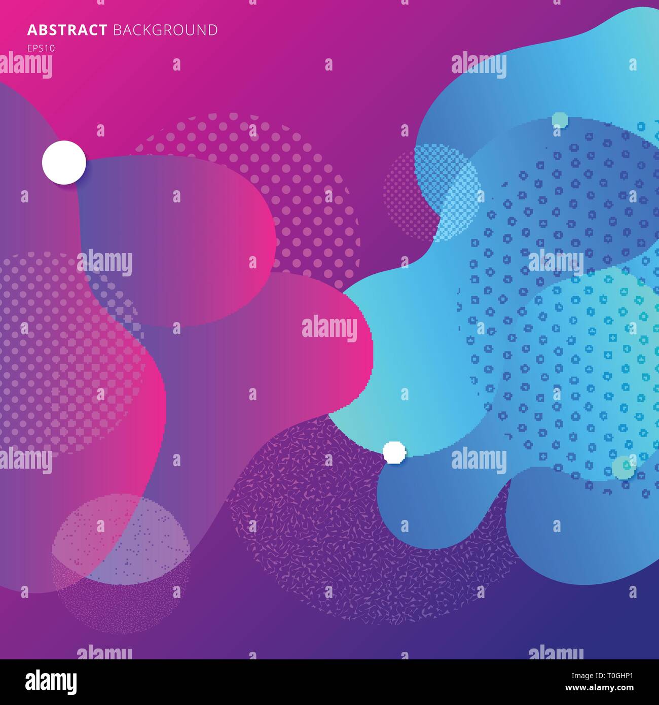 Abstrakte bunte geometrische Flüssigkeit Farben gradient Hintergrund. Moderne Geometrie Muster. Banner web design Komposition. Vector Illustration Stock Vektor