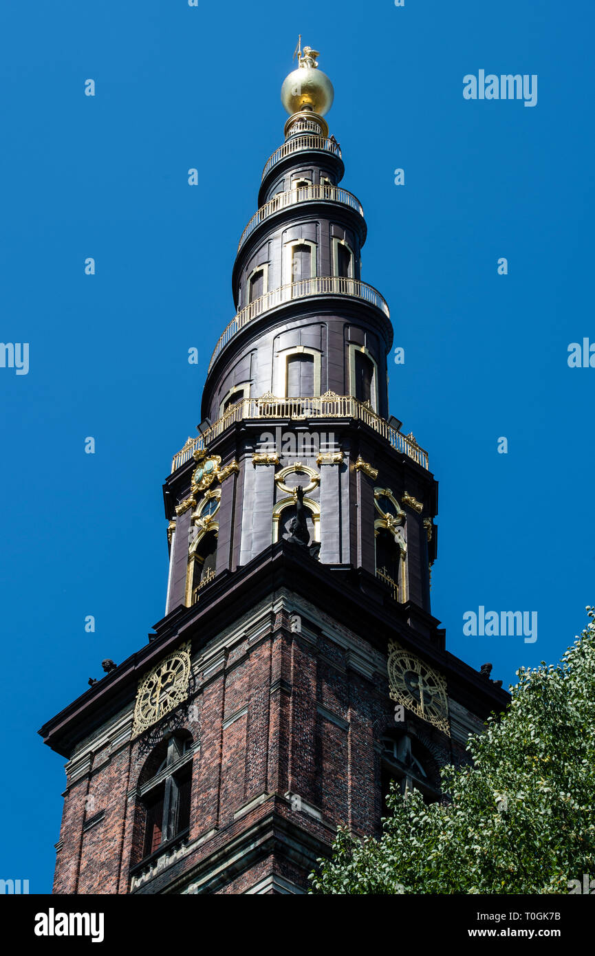 Dänemark, Kopenhagen, Christiansahvn, Vor Frelsers Kirke Stockfoto