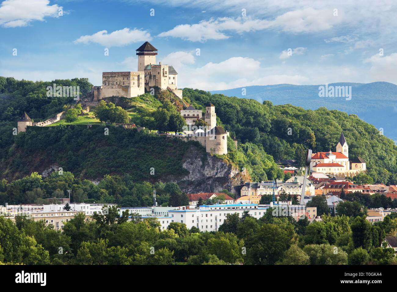 Burg Trencin, Slowakei Stockfoto