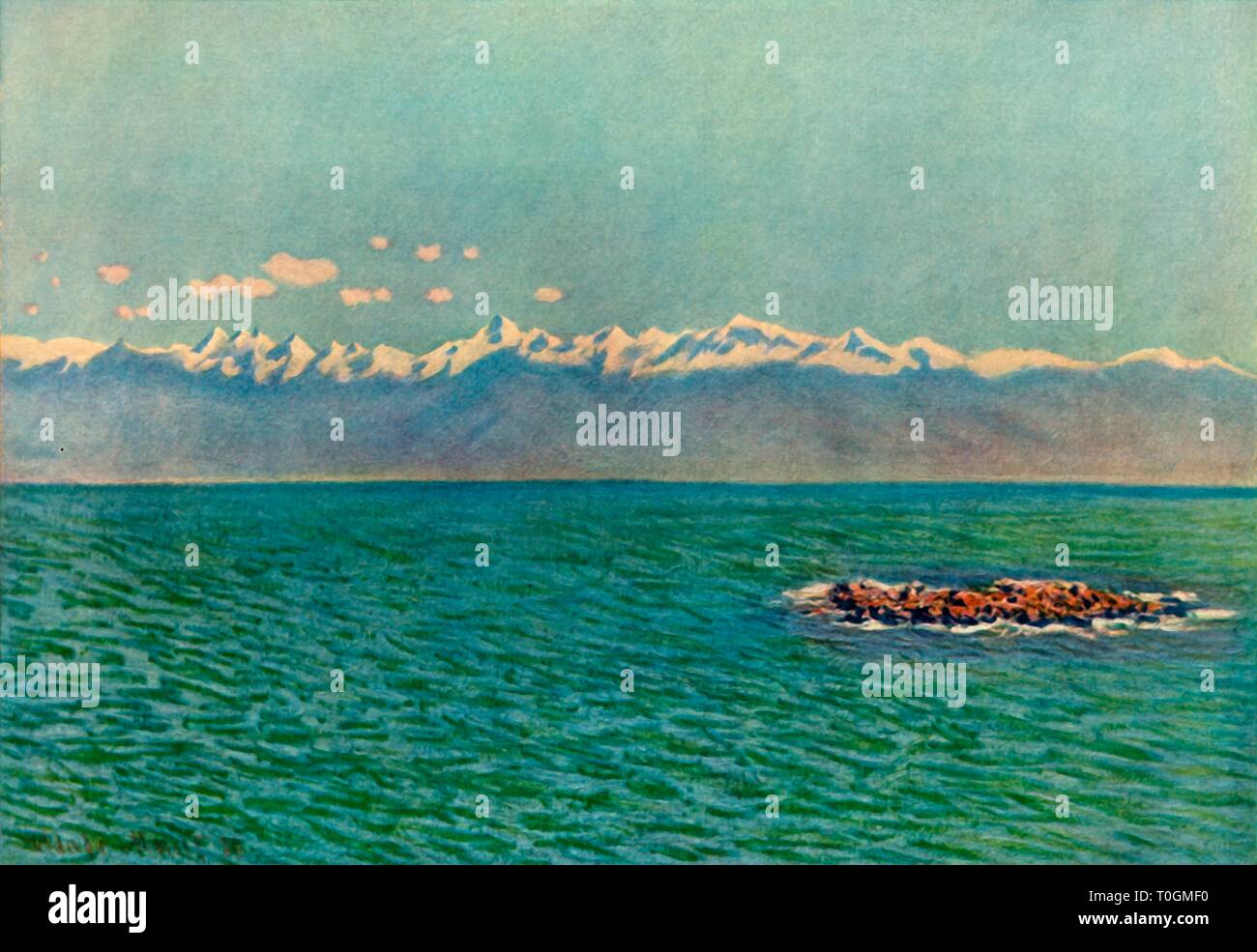 "Antibes", 1888, (1937). Schöpfer: Claude Monet. Stockfoto