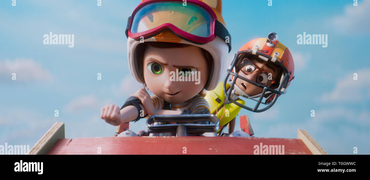 Erscheinungsdatum: März 15, 2019 TITEL: Wunder Park Studio: Paramount Pictures DIRECTOR: Schriftsteller Josh Appelbaum PLOT: Wunder Park erzählt die Geschichte von einem Vergnügungspark, in dem die Phantasie eines Wild kreative Mädchen namens Juni lebendig wird. In den Hauptrollen: Von links, Juni und Ihr bester Freund Bunky. (Bild: © Paramount Pictures/Entertainment Bilder) Stockfoto