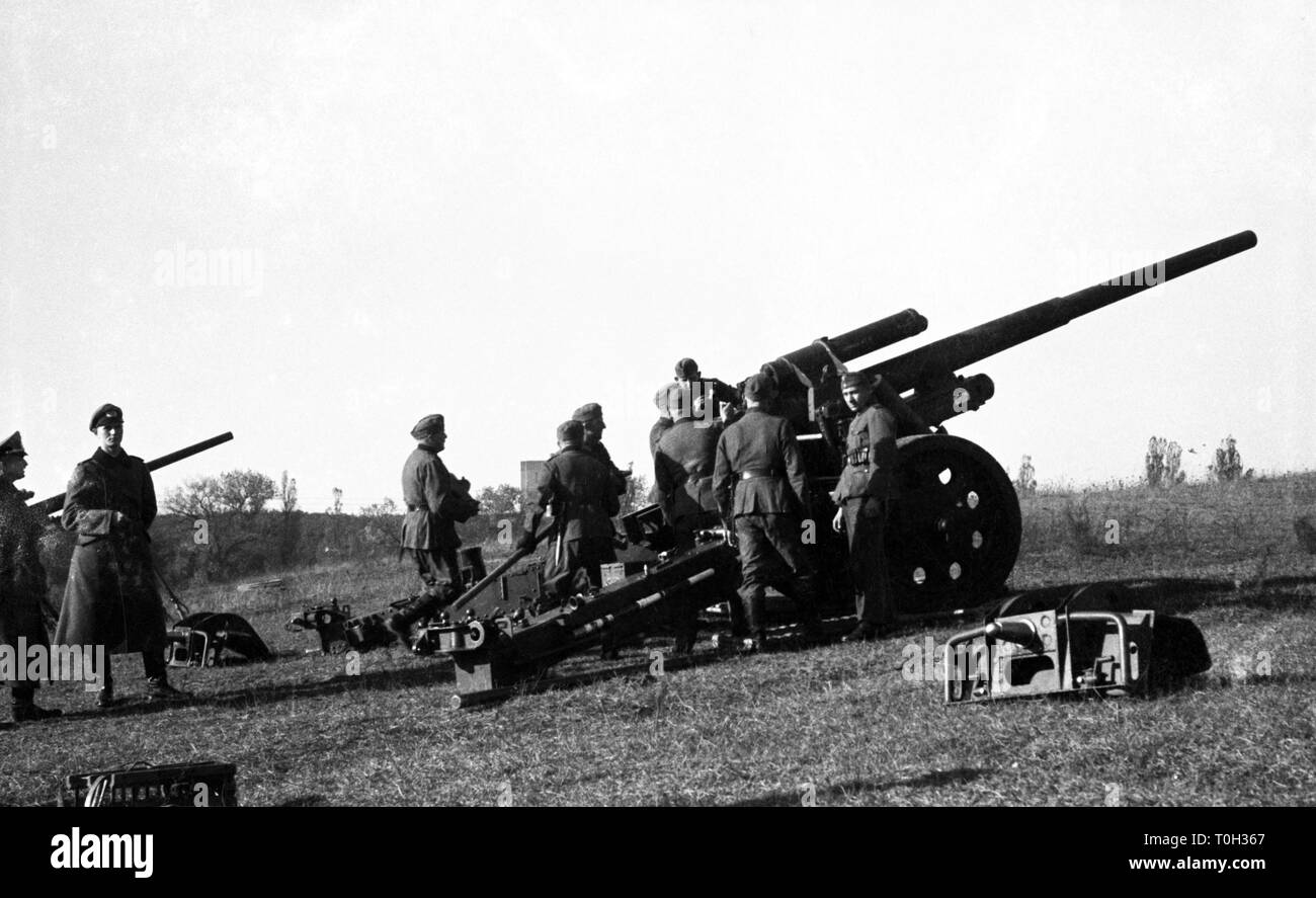 Wehrmacht Heer Schwere Kanone s.K 18 10 cm (10,5 cm) Deutsche Armee