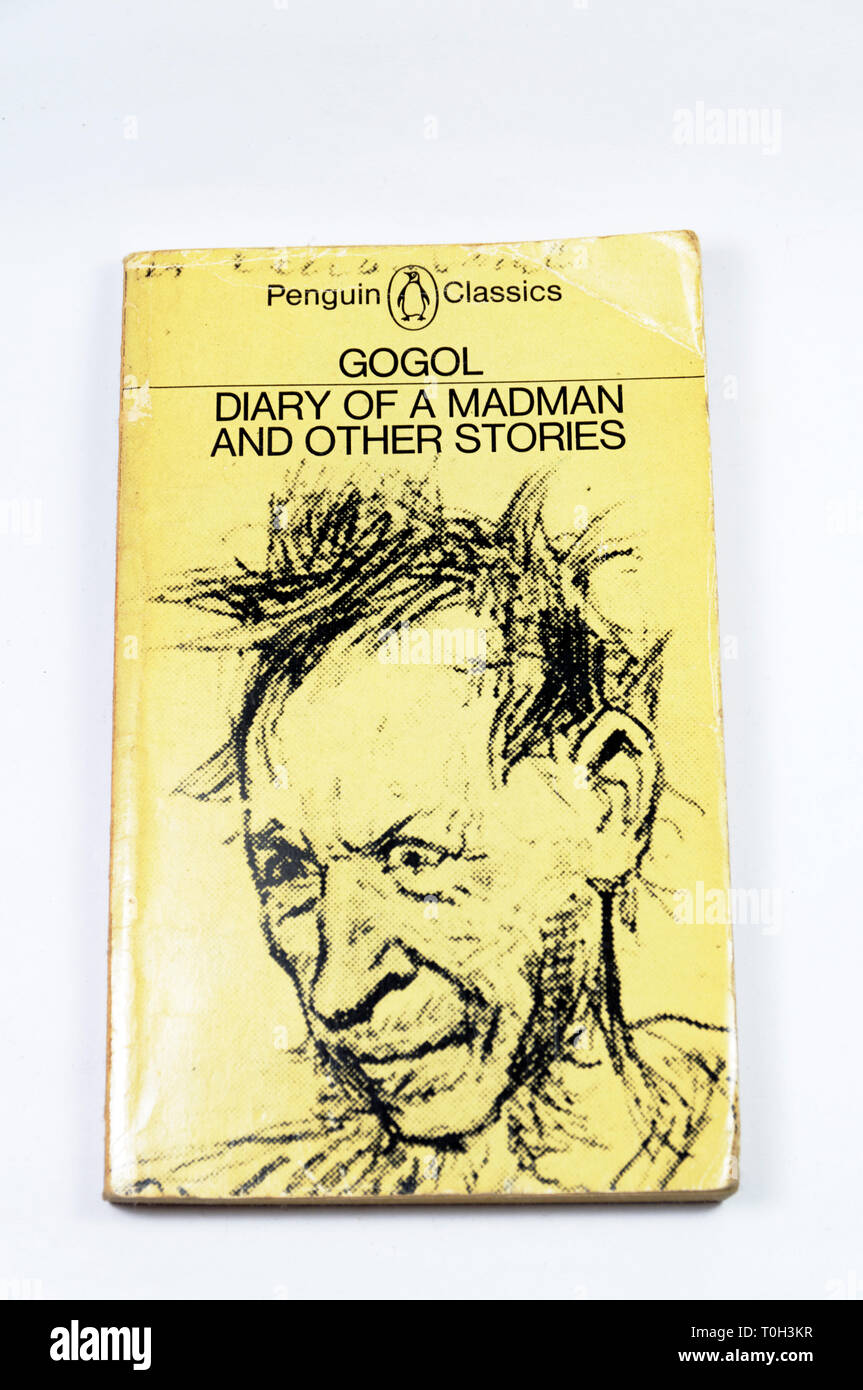 Penguin Classics Übersetzung von "Tagebuch eines Verrückten" und andere Geschichten von Gogol Stockfoto