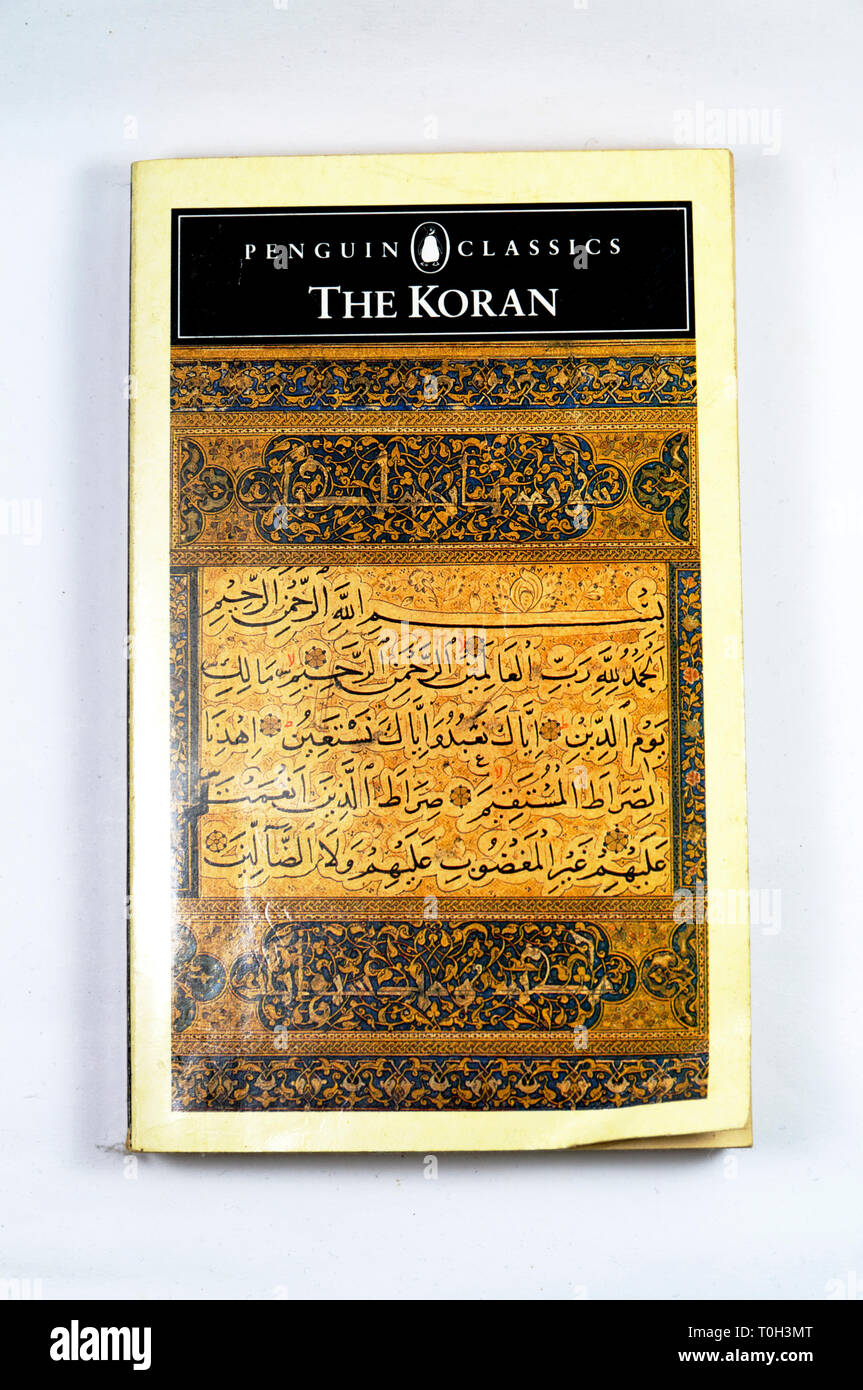 Penguin Classics Übersetzung des Koran Stockfoto