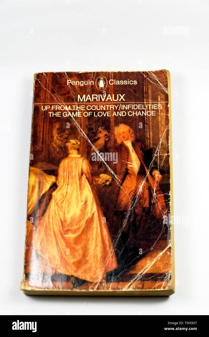Penguin Classics Übersetzung von Marivaux bis aus dem Land/das Spiel von Liebe und Zufall. Stockfoto