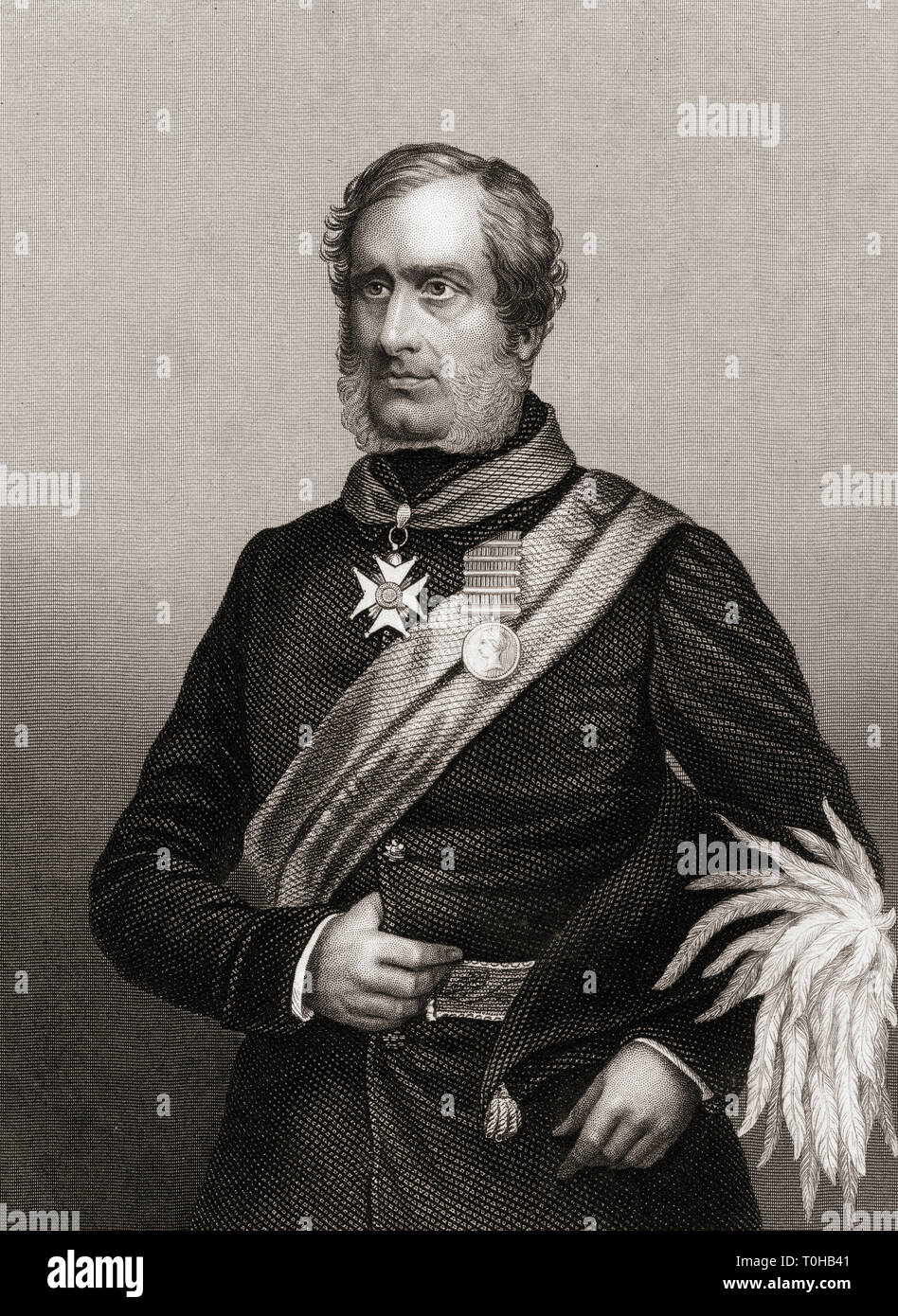 Major General Sir Henry Havelock, Indien, Asien, Stockfoto