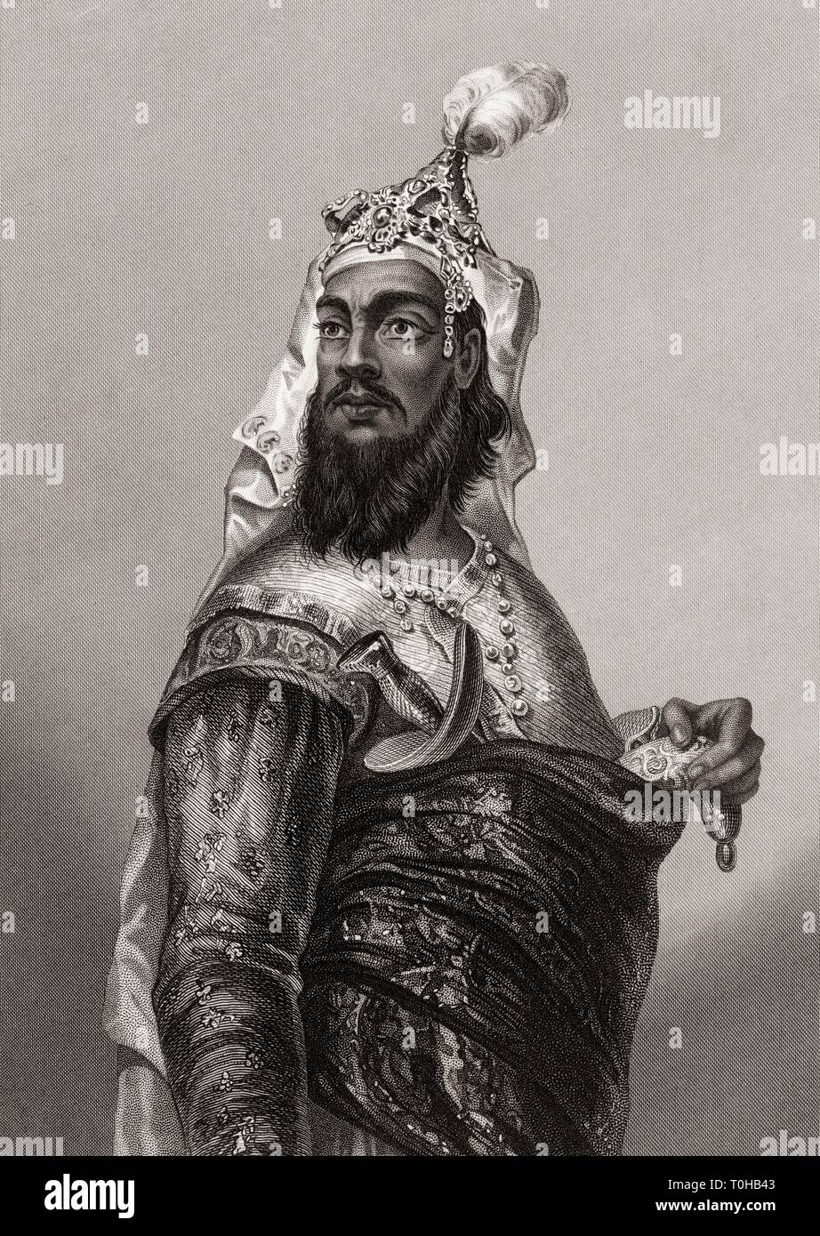 Kooer Singh Rebel Häuptling, Indien, Asien Stockfoto