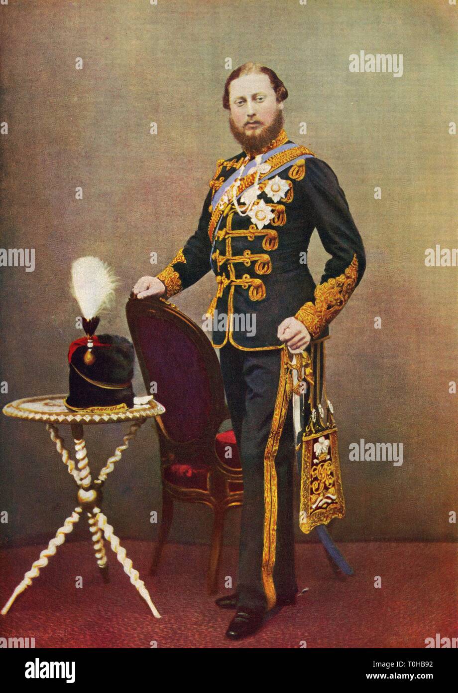 Der ehemalige König des Vereinigten Königreichs Albert Edward Stockfoto
