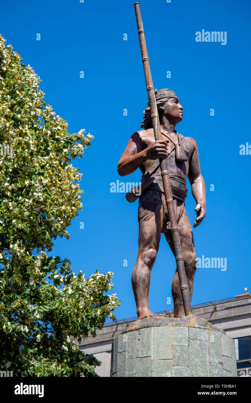 Mapuche Denkmal Stockfoto