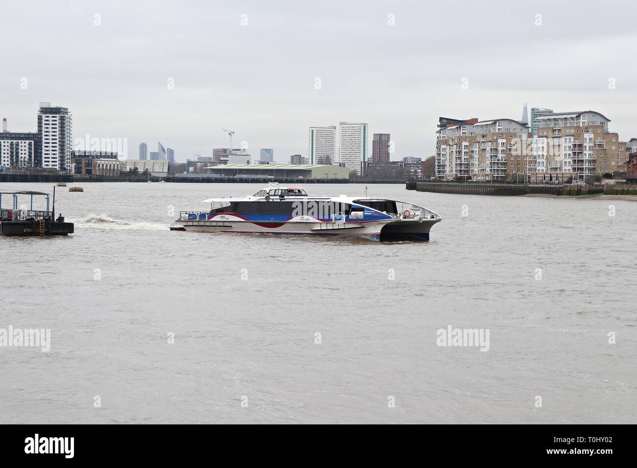 Old Royal Naval College Greenwich, die bemalten Halle vom 22. März 2019 Stockfoto