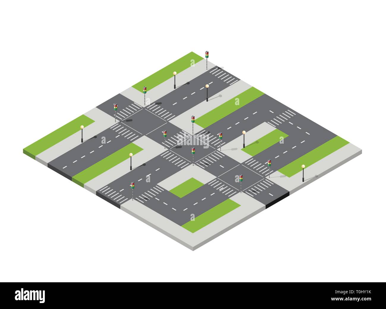 Blick von oben Stock Vektor