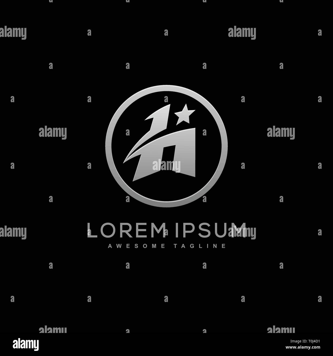 Abstrakte Buchstaben H illustration Vektor Design vorlage. Geeignet für kreative Industrie, Multimedia, Entertainment, Ausbildungen, Shop, und alle damit zusammenhängenden BU Stock Vektor