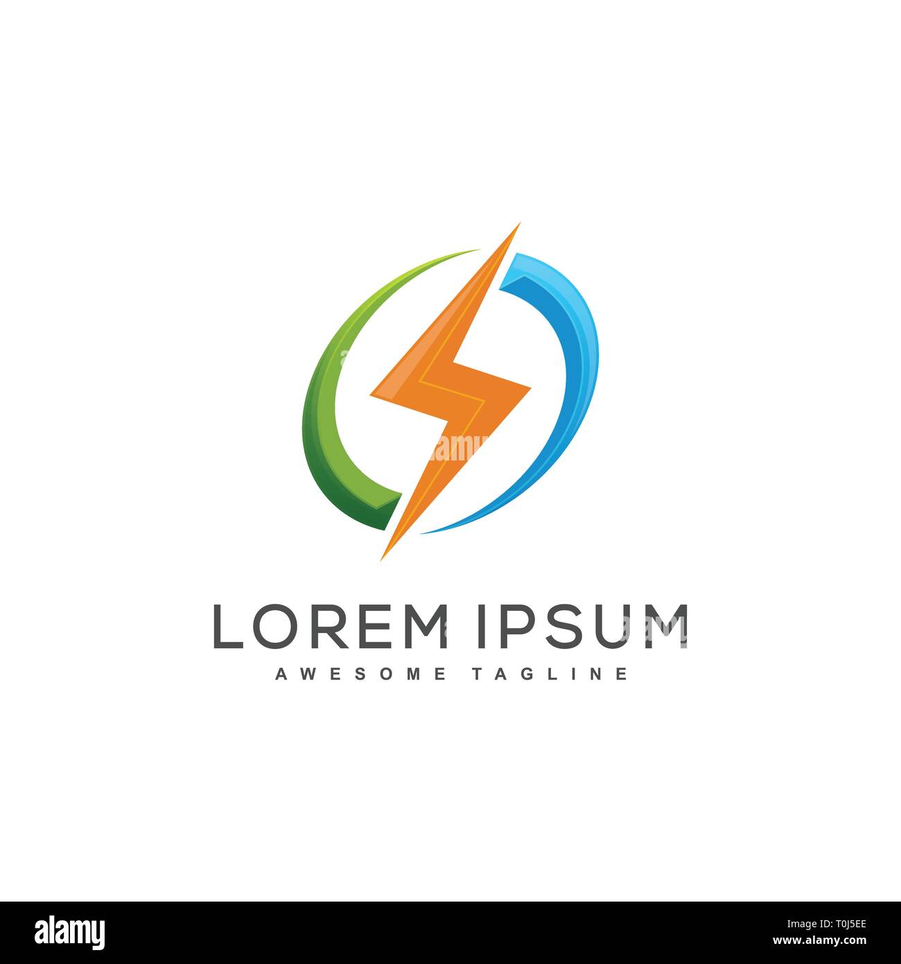 Blitz illustration Konzeption Illustration vektor Vorlage. Geeignet für kreative Industrie, Multimedia, Entertainment, Ausbildungen, Shop, und alle rela Stock Vektor