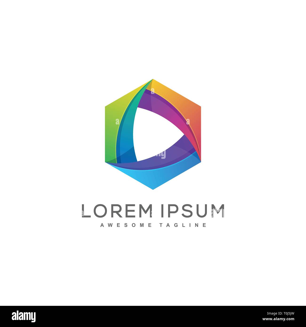 Spielen Polygon illustration Vektor Design vorlage. Geeignet für kreative Industrie, Multimedia, Entertainment, Ausbildungen, Shop, und alle damit verbundenen Busines Stock Vektor