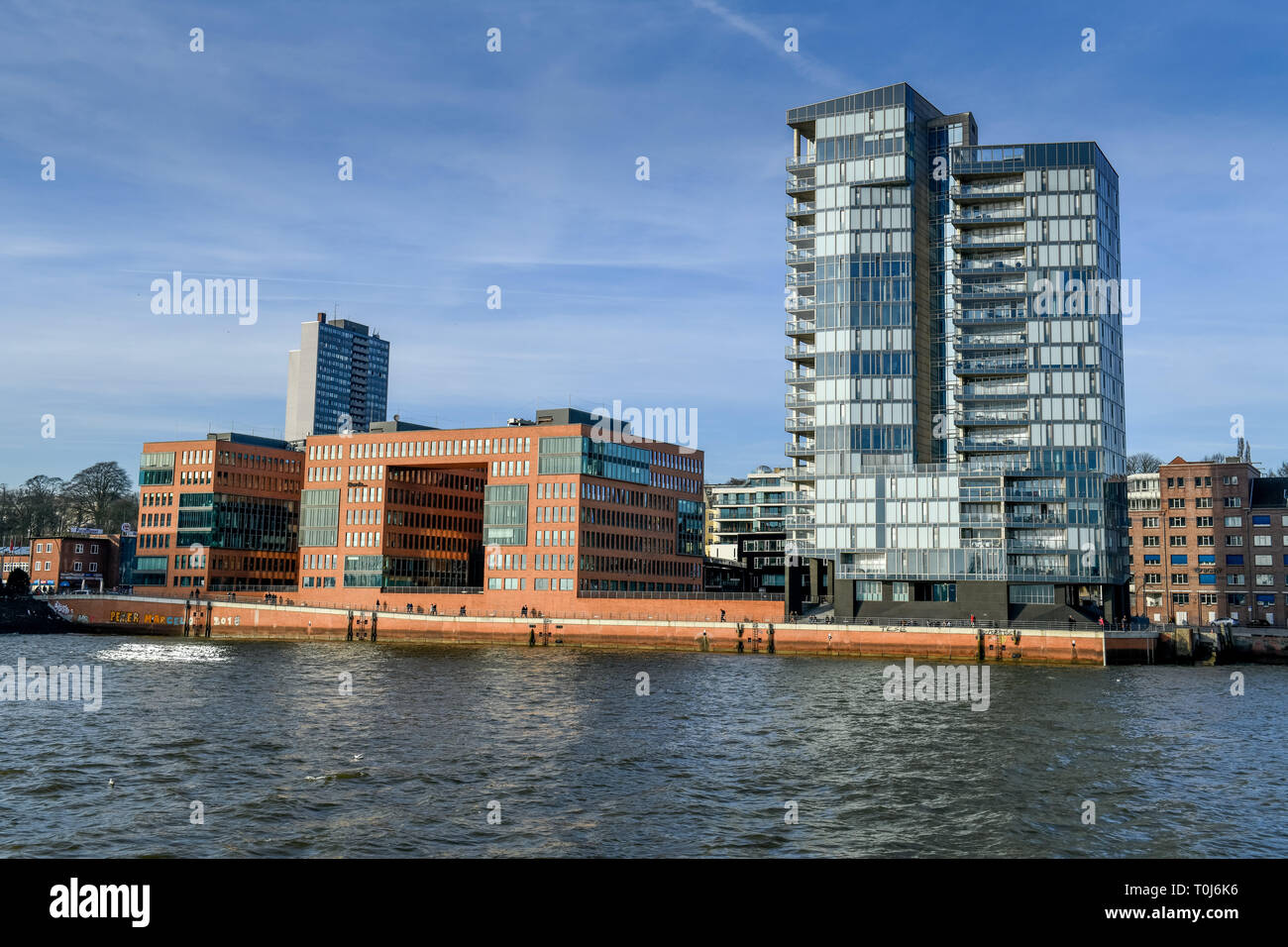 Crystal Tower, große Elbstrasse, Altona, Hamburg, Kristall Tower, Große Elbstraße Stockfoto