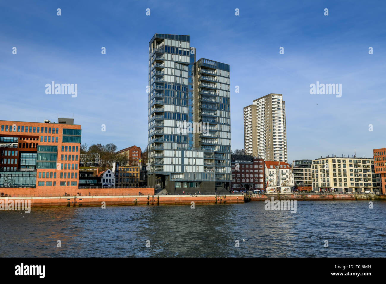 Crystal Tower, große Elbstrasse, Altona, Hamburg, Kristall Tower, Große Elbstraße Stockfoto