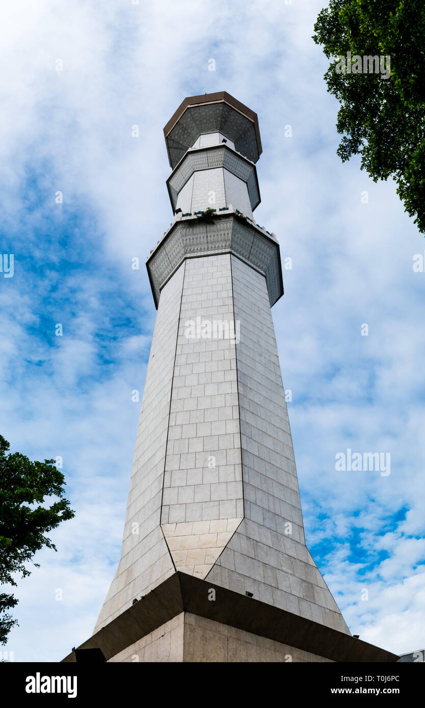 Bandung Grand Mosque Turm Stockfoto