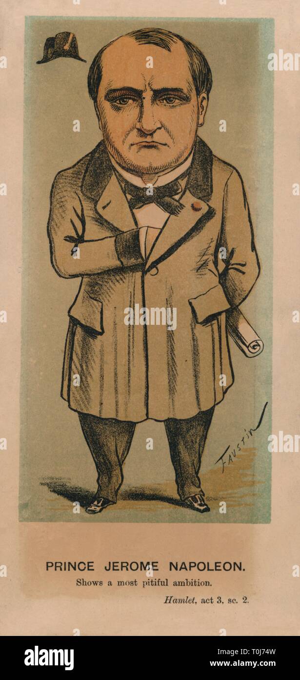 'Prinz Jerome Napoleon', 1874. Schöpfer: Faustin. Stockfoto