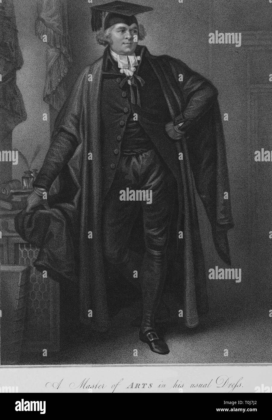 "Ein Meister der Kunst in seiner üblichen Kleid', 1796. Schöpfer: Luigi Schiavonetti. Stockfoto