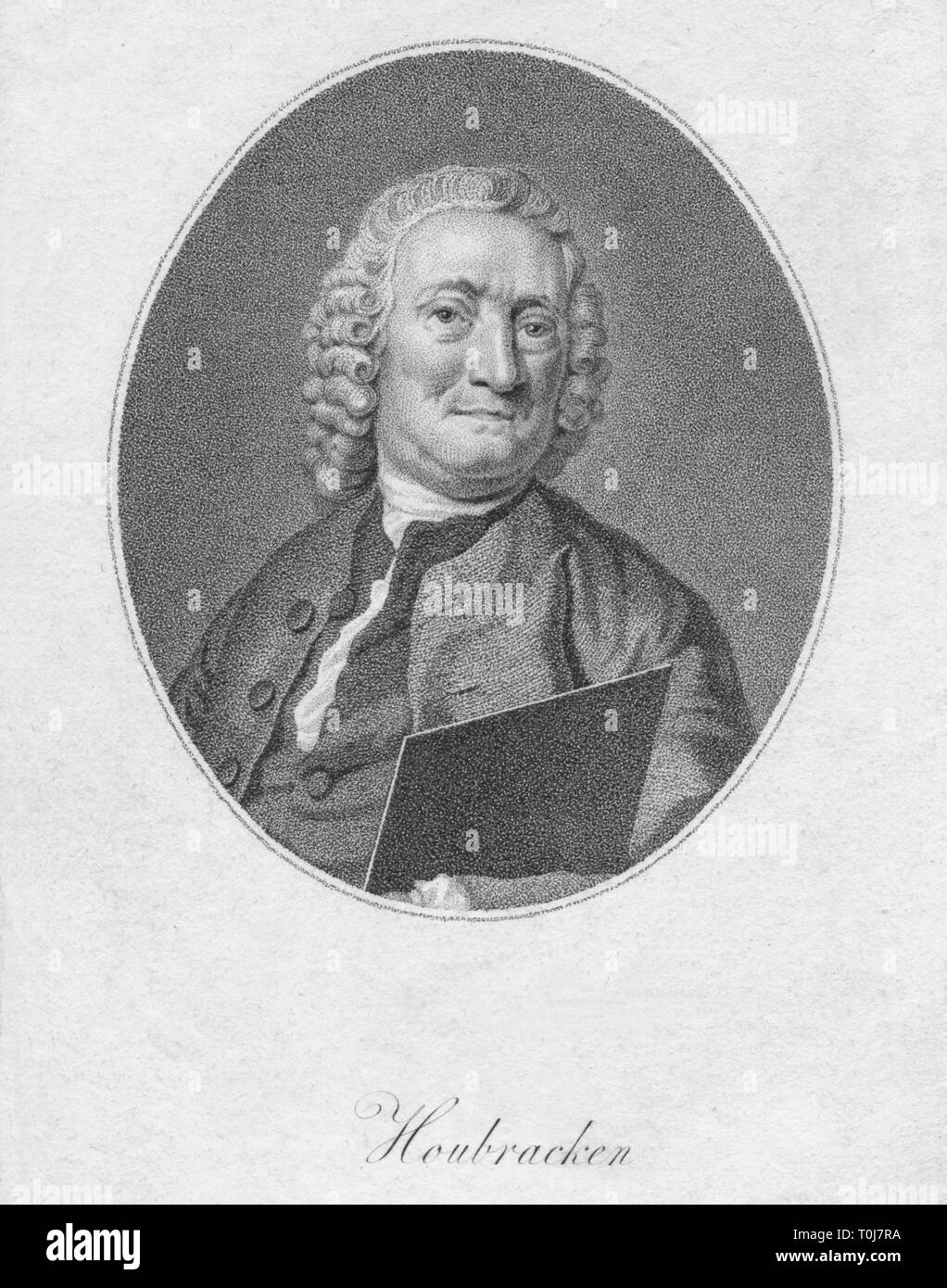 Arnold Houbraken, (1804). Schöpfer: Christian Josi. Stockfoto