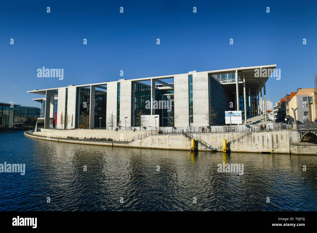 Anhang, Marie-Elisabeth-Lüders-Haus, Luisenstraße, Mitte, Berlin, Deutschland, Erweiterungsbau, Luisenstraße, Mitte, Deutschland Stockfoto