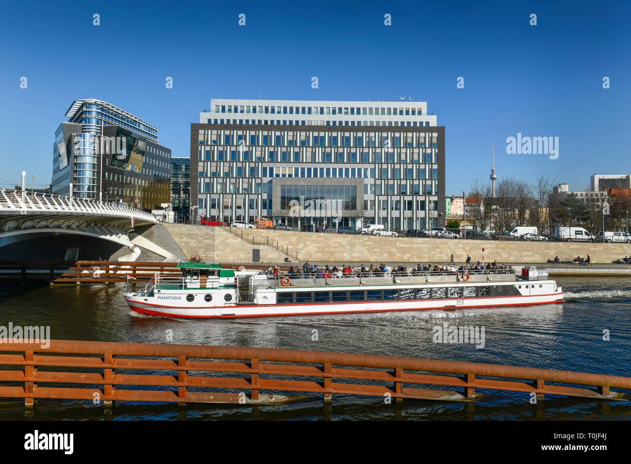 Haus der Bundespressekonferenz, shipwright Dam, Mitte, Berlin, Deutschland, im Haus der Bundespressekonferenz, Schiffbauerdamm, Mitte, Deutschland Stockfoto